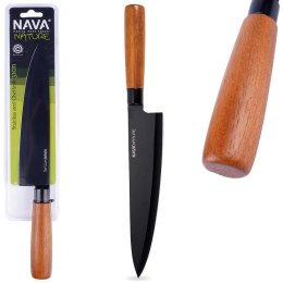 Nóż kuchenny szefa kuchni stalowy pojedyńczy NATURE 31cm NAVA 10-054-020