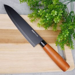 Nóż kuchenny szefa kuchni stalowy pojedyńczy NATURE 31cm NAVA 10-054-020