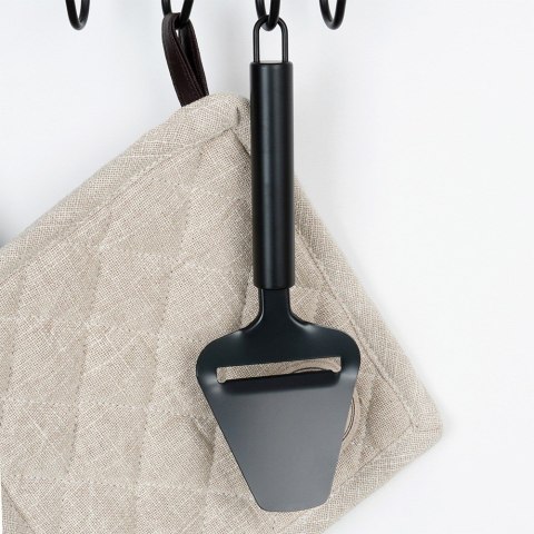 Nóż kuchenny tarka do krojenia sera krajalnica czarny 22cm EXCELLENT HOUSEWARE 259710