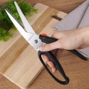 Nożyce do cięcia drobiu kurczaka mięsa nożyczki kuchenne stalowe 25cm VILDE 259269