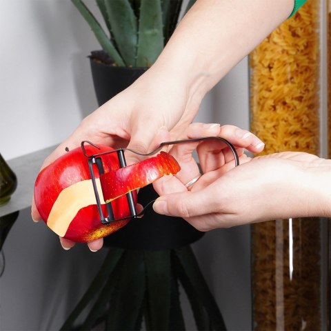 Obieraczka obierak do warzyw owoców stalowy czarny 11.5cm EXCELLENT HOUSEWARE 259740