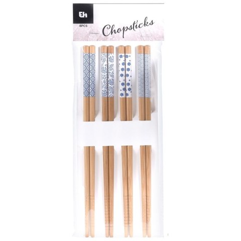 Pałeczki do sushi bambusowe wielorazowe 8 sztuk 24cm EXCELLENT HOUSEWARE 139166