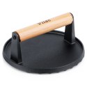Prasa praska do burgerów steków mięsa na grilla żeliwna 17.5cm CAST LINE VILDE 259702