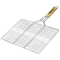 Ruszt kratka do grilla grillowania burgerów ryb mięsa warzyw 34x48cm BBQ 489127