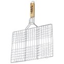 Ruszt kratka do grilla grillowania burgerów ryb mięsa warzyw 34x48cm BBQ 489127