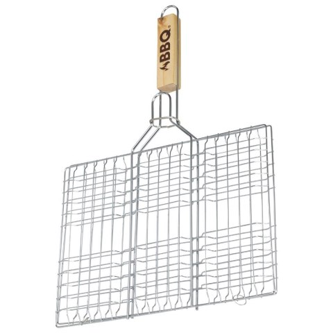 Ruszt kratka do grilla grillowania burgerów ryb mięsa warzyw 34x48cm BBQ 489127