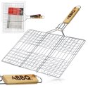 Ruszt kratka do grilla grillowania burgerów ryb mięsa warzyw 34x48cm BBQ 489127