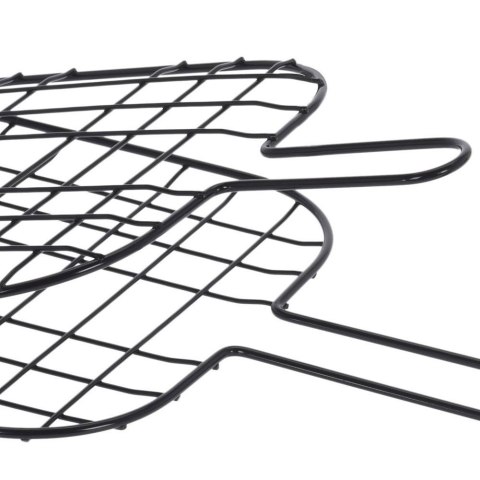 Ruszt kratka do grilla grillowania burgerów ryb mięsa warzyw 49x21cm VAGGAN 111141