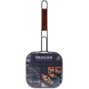 Ruszt kratka do grilla grillowania burgerów ryb mięsa warzyw 49x21cm VAGGAN 111141