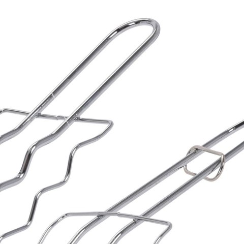 Ruszt kratka do grilla grillowania kiełbas ryb mięsa stalowy 54x12cm BBQ 111145