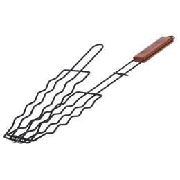 Ruszt kratka do grilla grillowania kiełbas ryb mięsa warzyw 52x8.5cm VAGGAN 111137