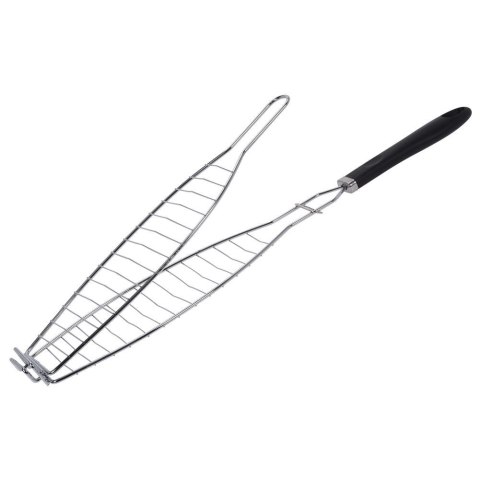 Ruszt kratka do grilla grillowania ryb kiełbas mięsa stalowy 58x12cm BBQ 111143