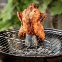 Stojak ruszt do pieczenia całego kurczaka do piekarnika na grilla 20x10.5cm BBQ COLLECTION 259281