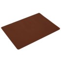 Stolnica do ciasta silikonowa mata kuchenna gruba brązowa 40x30cm SILLINIE ORION 750365