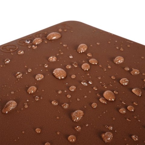 Stolnica do ciasta silikonowa mata kuchenna gruba brązowa 50x40cm SILLINIE ORION 750368