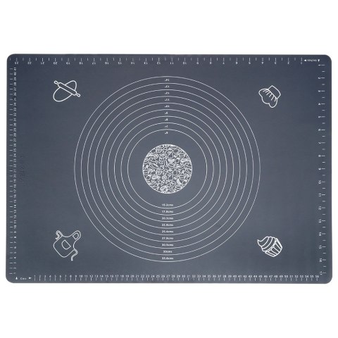 Stolnica do ciasta silikonowa mata kuchenna gruba duża 64x45cm XXL VILDE 279002