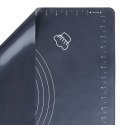 Stolnica do ciasta silikonowa mata kuchenna gruba duża 64x45cm XXL VILDE 279002