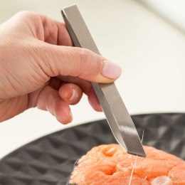 Szczypce do wyciągania usuwania ości pęseta stalowa 12cm ACER NAVA 10-111-038