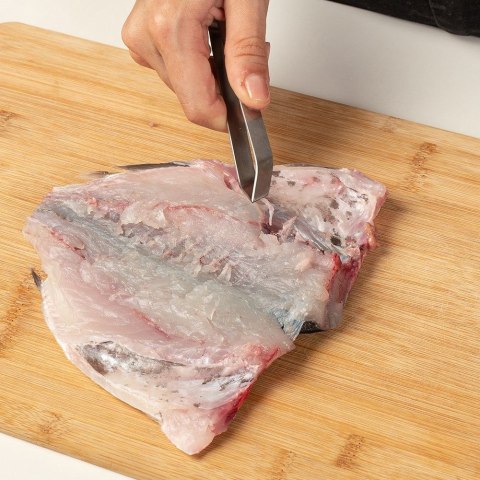 Szczypce do wyciągania usuwania ości pęseta stalowa 12cm ACER NAVA 10-111-038