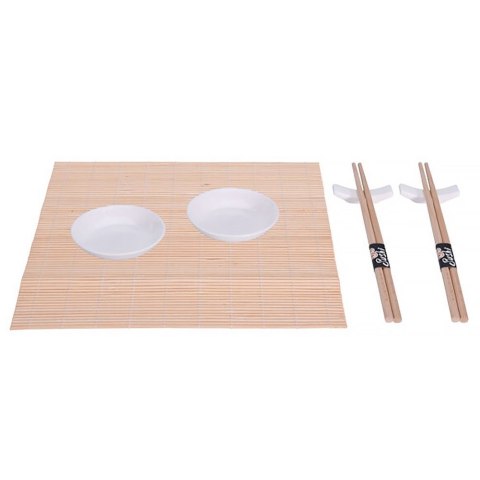 Zestaw do serwowania robienia sushi dla 2 osób 7-ele EXCELLENT HOUSEWARE 139128-B