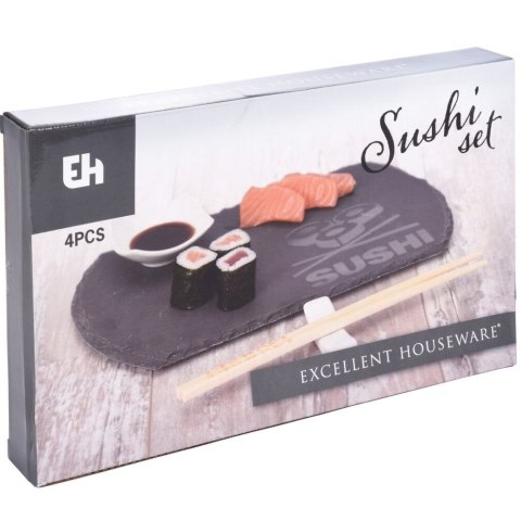 Zestaw naczyń do serwowania sushi dla 1 osoby 4-ele EXCELLENT HOUSEWARE 870123