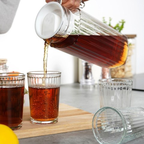 Dzbanek i szklanki na napoje 1.1L / 190 ml zestaw 5-ele EXCELLENT HOUSEWARE 139635