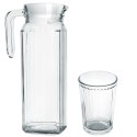Dzbanek i szklanki na napoje 1.1L / 190 ml zestaw 5-ele EXCELLENT HOUSEWARE 139635