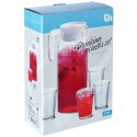 Dzbanek i szklanki na napoje 1.1L / 190 ml zestaw 5-ele EXCELLENT HOUSEWARE 139635