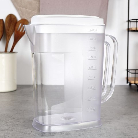 Dzbanek plastikowy do lodówki z pokrywką na napoje sok wodę na 2.25L EXCELLENT HOUSEWARE 139298