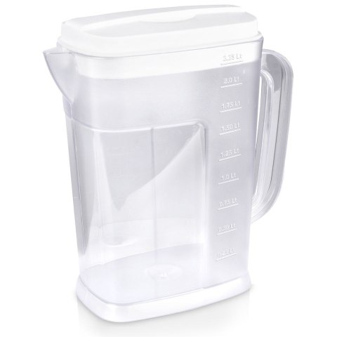 Dzbanek plastikowy do lodówki z pokrywką na napoje sok wodę na 2.25L EXCELLENT HOUSEWARE 139298