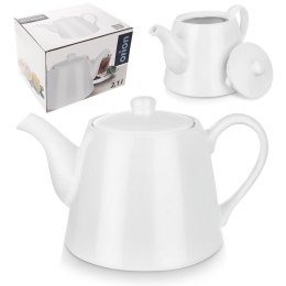 Dzbanek porcelanowy do zaparzania herbaty kawy ziół biały 2L ORION 156005