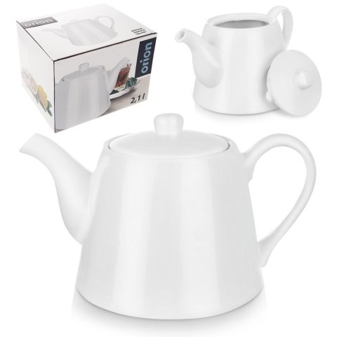 Dzbanek porcelanowy do zaparzania herbaty kawy ziół biały 2L ORION 156005