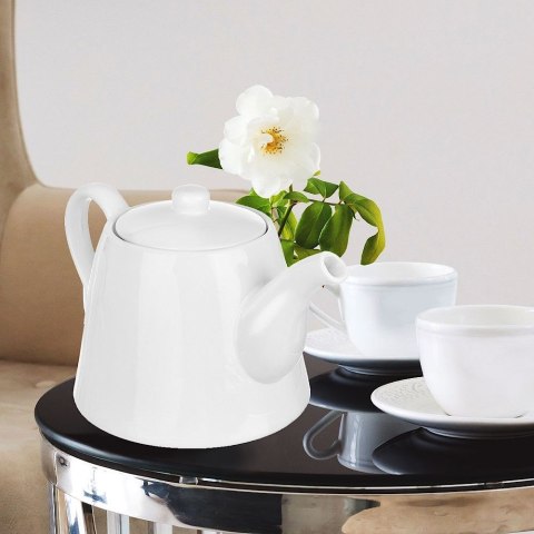 Dzbanek porcelanowy do zaparzania herbaty kawy ziół biały 2L ORION 156005