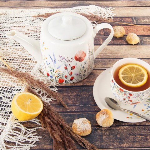 Dzbanek stołowy do kawy herbaty na herbatę porcelanowy 1L MAKI ORION 156018