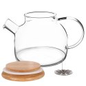 Dzbanek szklany do zaparzania herbaty kawy z sitkiem do parzenia 1L EXCELLENT HOUSEWARE 139143