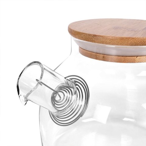 Dzbanek szklany do zaparzania herbaty kawy z sitkiem do parzenia 1L EXCELLENT HOUSEWARE 139143