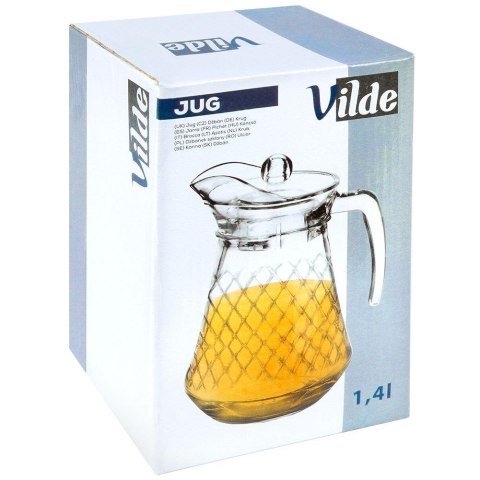 Dzbanek szklany na napoje sok wodę kompot herbatę lemoniadę 1.4L VILDE 139291