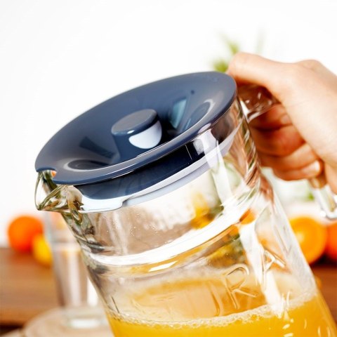 Dzbanek szklany na napoje sok wodę kompot z pokrywką 2L stołowy VILDE 139176