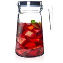 Dzbanek szklany na napoje sok wodę kompot z pokrywką 2L stołowy VILDE 139176