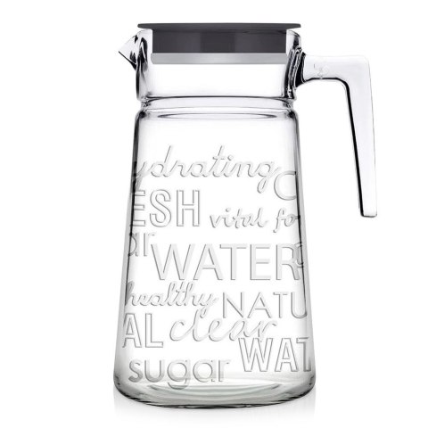 Dzbanek szklany na napoje sok wodę kompot z pokrywką 2L stołowy VILDE 139176
