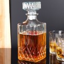 Karafka do whisky nalewki na alkohol napoje szklana 900ml VILDE 139609