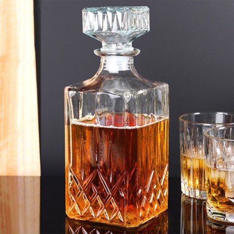 Karafka do whisky nalewki na alkohol napoje szklana 900ml VILDE 139609