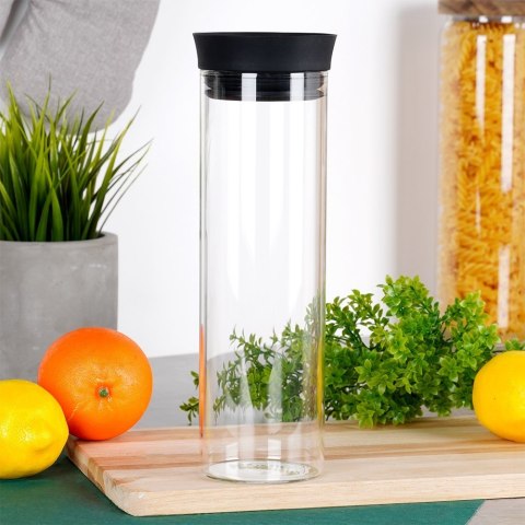 Karafka szklana z pokrywką na napoje wodę sok dzbanek 1L EXCELLENT HOUSEWARE 139636