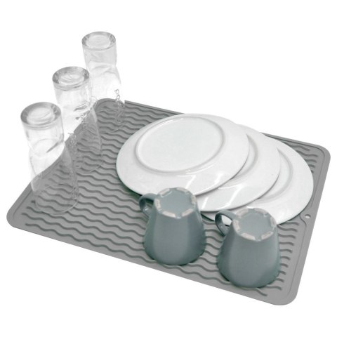 Mata do suszenia naczyń gumowa szara 40x31cm ULTRA CLEAN 150607-S