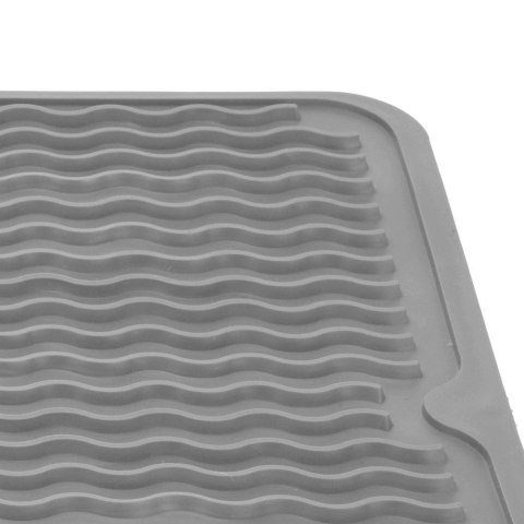 Mata do suszenia naczyń gumowa szara 40x31cm ULTRA CLEAN 150607-S