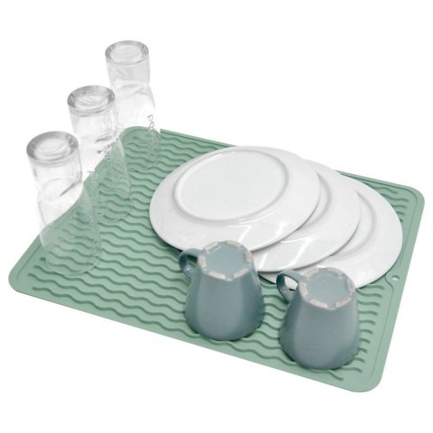 Mata do suszenia naczyń gumowa zielona 40x31cm ULTRA CLEAN 150607-Z