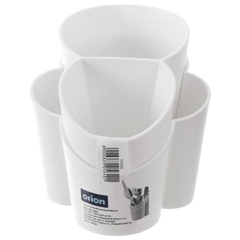 Ociekacz stojak na sztućce biały ORION 155202