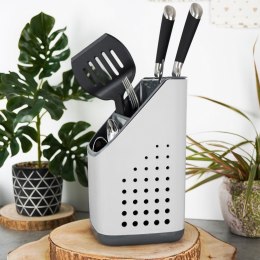 Ociekacz stojak na sztućce organizer uniwersalny szary VILDE 229013