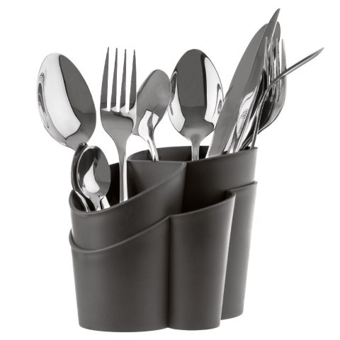 Ociekacz stojak na sztućce szary ORION 155201