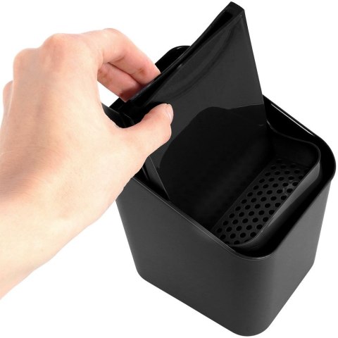 Ociekacz stojak na sztućce uniwersalny czarny VILDE 229046-C